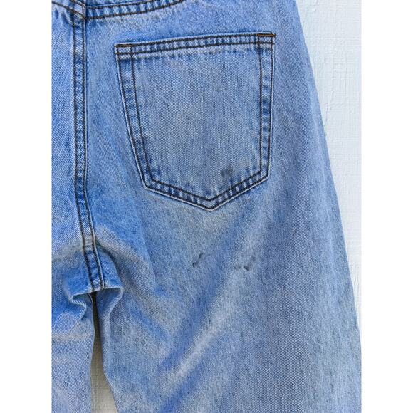 Princess Polly Wide Leg Jeans, Light‎ Wash, Size 4 - Picture 4 of 5